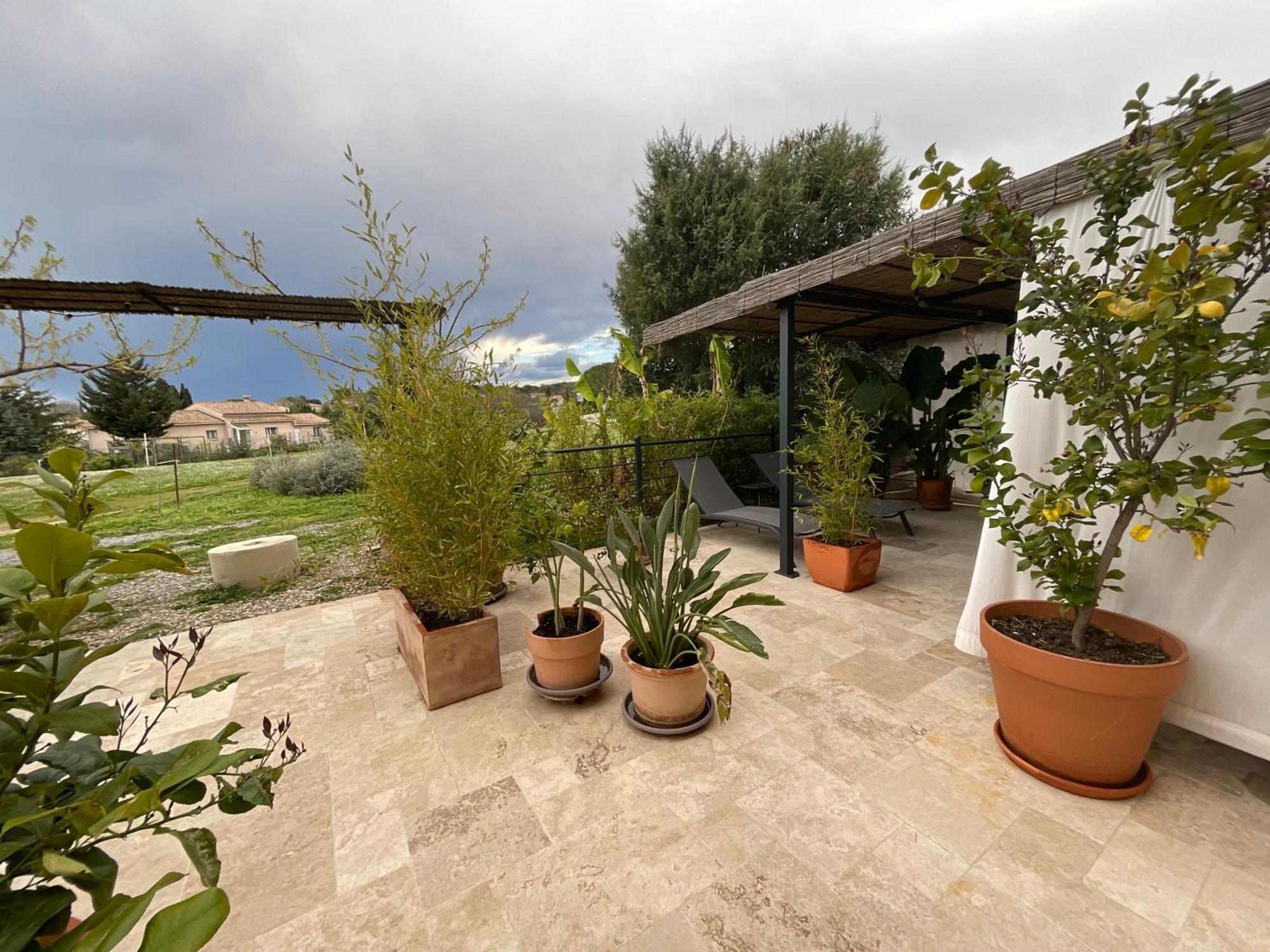 Ferienwohnung La Bergerie Domessargues Exterior foto